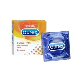 Durex Extra Dots Condom - Vhandar