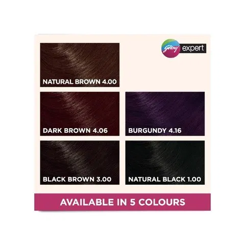 Godrej Expert Hair Colour for Women & Men (Natural Black)
