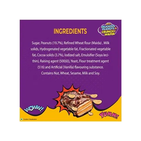 Nestle Munch Nuts Max Chocolate Coated Crunchy Wafer Bar
