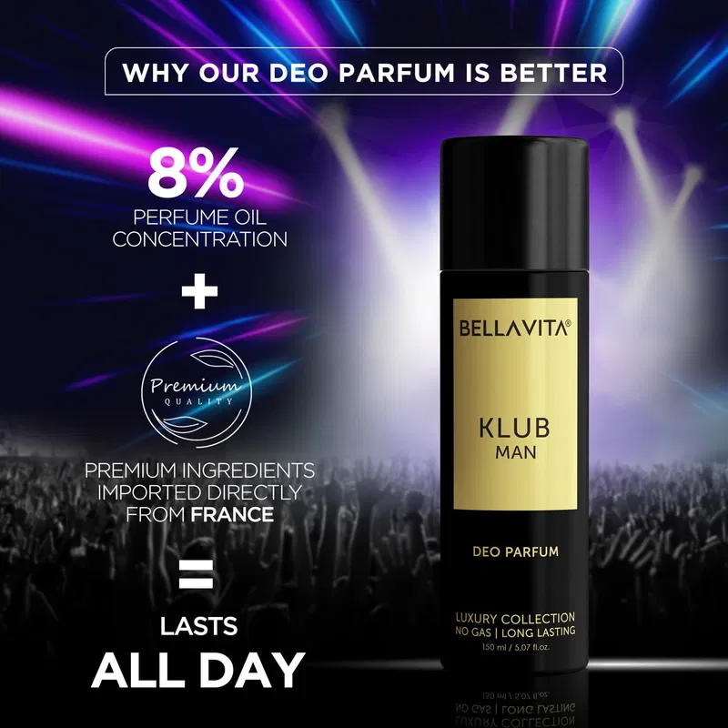 Bella Vita KLUB Men Body Perfume