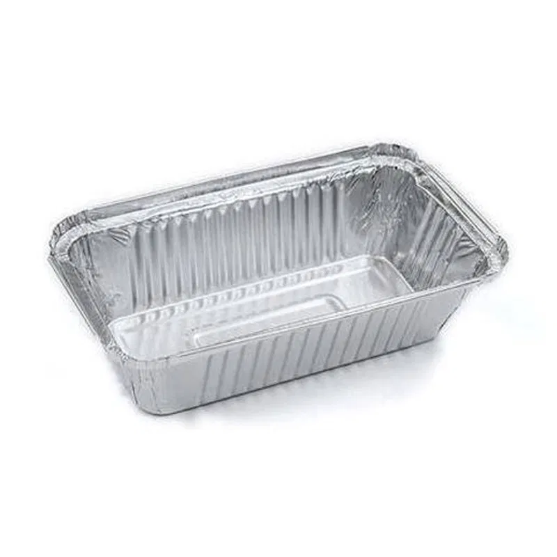 Aluminum Foil Box Pack Container with Lid (660ml)