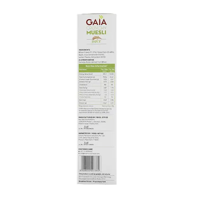 Gaia Crunchy Muesli Diet