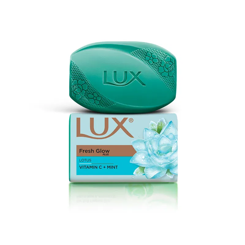Lux Lotus Fresh Glow Plus Vitamin C + Mint Soap (100gm)