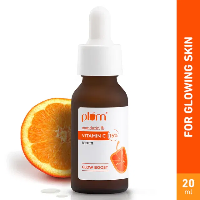 Plum 15% Vitamin C Serum for Face with Mandarin