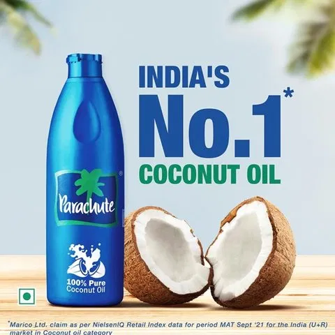 Parachute 100% Pure Coconut Hair Oil