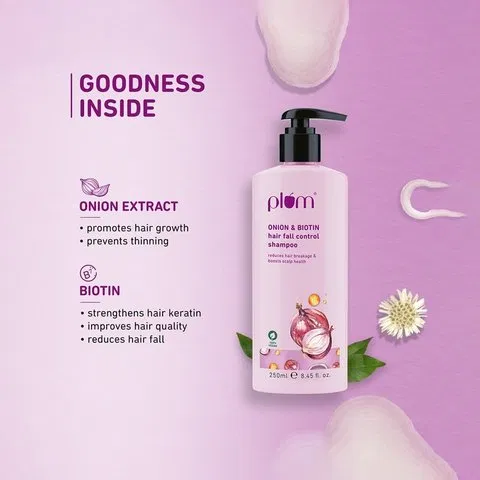 Plum Onion & Biotin Hair Fall Control Shampoo