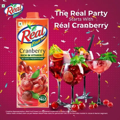 Real Cranberry Juice (1ltr)