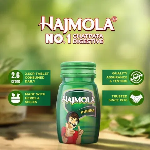 Dabur Hajmola Pudina Digestive Tablets