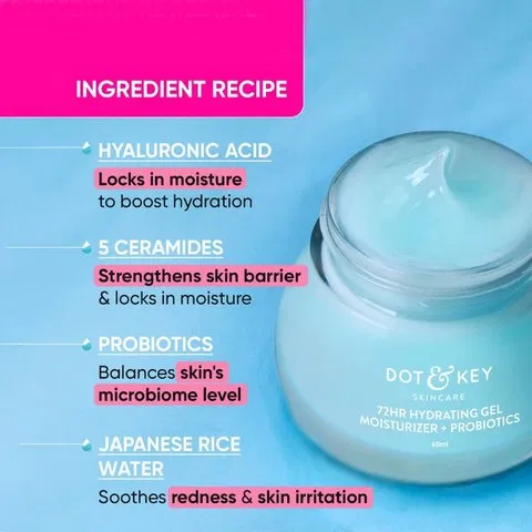 Dot & Key 72 HR Hydrating + Probiotics Moisturizing Gel
