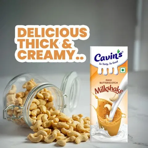 Cavin's Kaju Butterscotch Milkshake