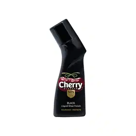 Cherry Blossom Black Liquid Shoe Polish - Vhandar