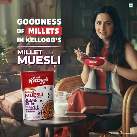 Kellogg's Millet Breakfast Cereal Muesli