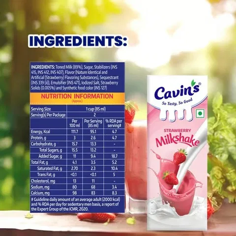 Cavin's Strawberry Milkshake