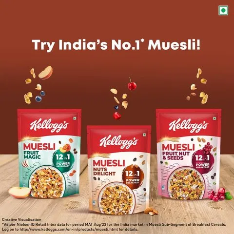 Kellogg's Muesli Nuts Delight, Breakfast Cereal
