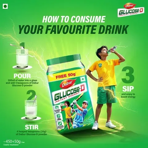 Dabur Glucose-D Energy Drink Mix
