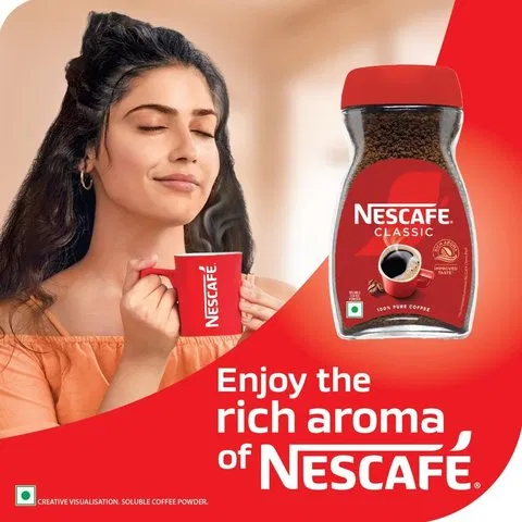 Nescafe Classic Instant Coffee Powder - 100% Pure Coffee