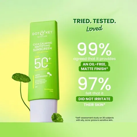 Dot & Key Cica Calming Niacinamide Sunscreen (SPF 50+ PA++++)