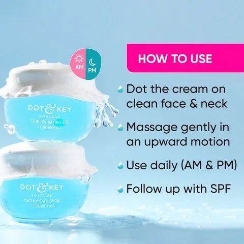 Dot & Key 72 HR Hydrating + Probiotics Moisturizing Gel
