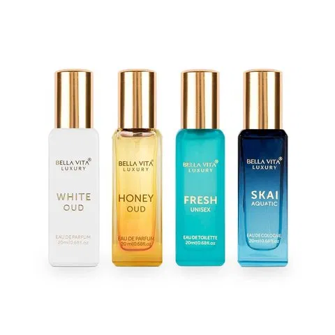 Bella Vita Organic Unisex Luxury Perfume Perfume Gift Set (4x20ml)
