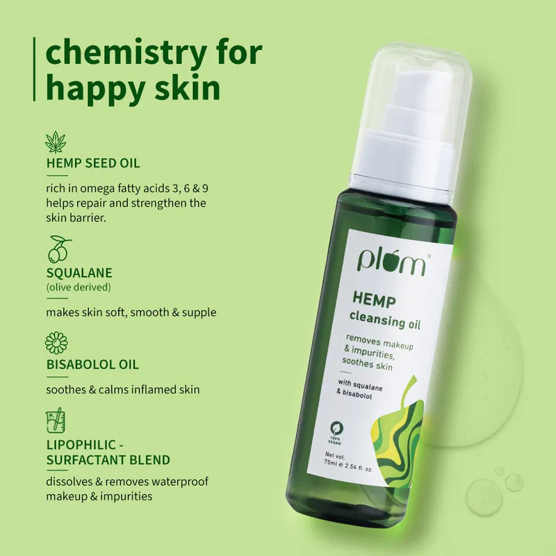 Plum Hemp cleansing oil