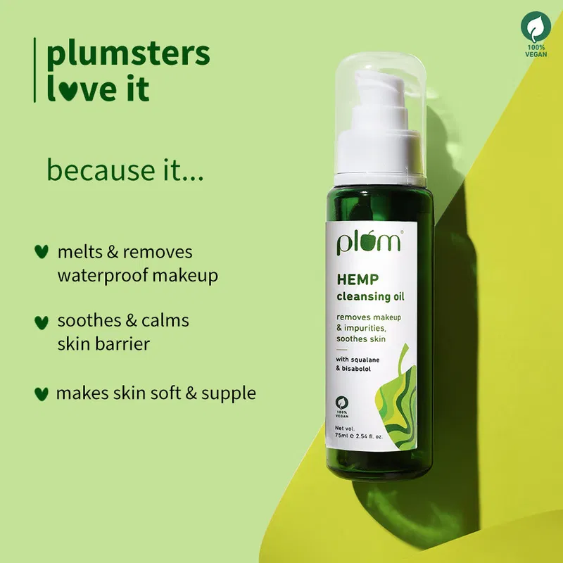 Plum Hemp cleansing oil