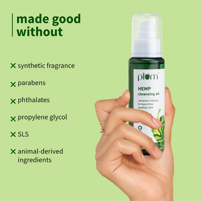 Plum Hemp cleansing oil