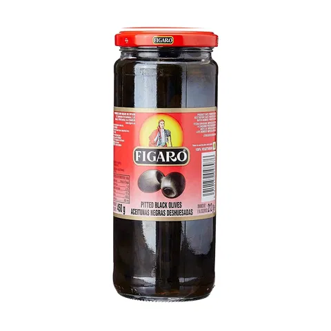Figaro Pitted Black Olives