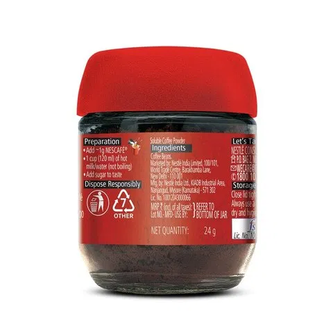 Nescafe Classic Instant Coffee Powder - 100% Pure Coffee