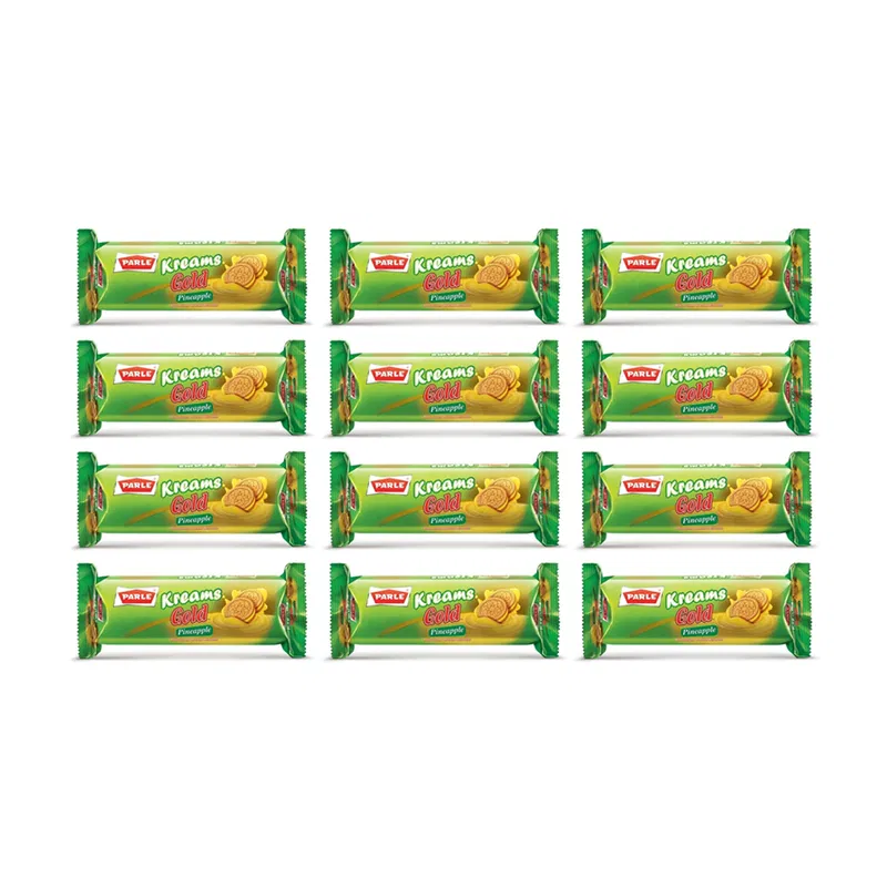 Parle Kreams Gold Pineapple Cookies