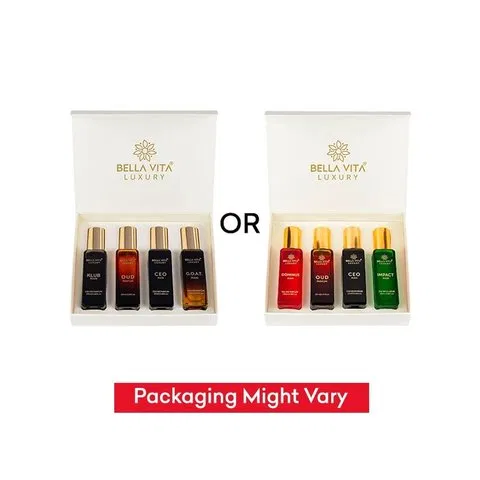 Bella Vita Organic Men's Luxury Perfume Gift Set (4x20ml)