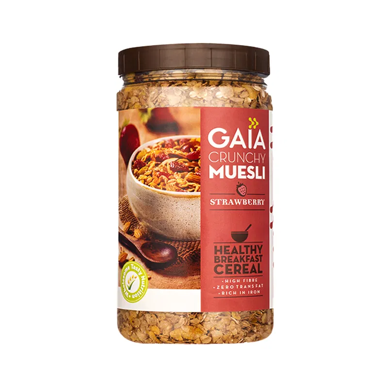 Gaia Crunchy Muesli Strawberry