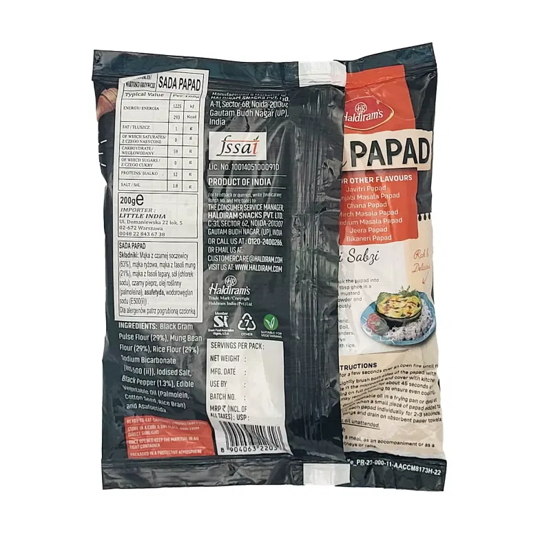 Haldirams Sada Papad