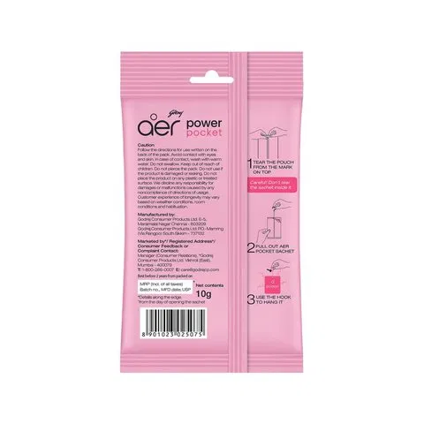 Godrej Aer Power Pocket Fresh Rose Blossomn Air Freshener