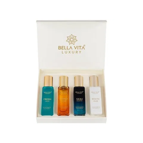 Bella Vita Organic Unisex Luxury Perfume Perfume Gift Set (4x20ml)