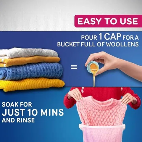 Godrej Ezee Woollen Liquid Detergent For Winterwear- Chiffon & Silks