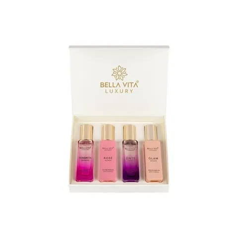Bella Vita Organic Women's Luxury Perfume Gift Set (4x20 ml)