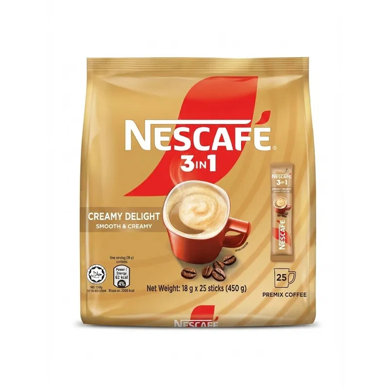 Nescafe 3in1 Creamy Delight (18gx25sticks)