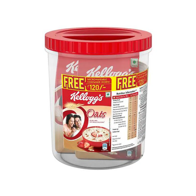 Kellogg's Oats (Pack of 2) Free Jar