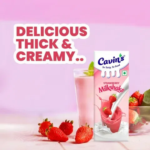 Cavin's Strawberry Milkshake