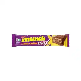 Nestle Munch Max, Coated, Crunchy Wafer Chocolate - Vhandar