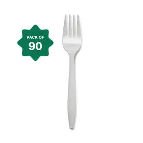 Disposable Plastic Fork Spoon (Kata Chamcha) - Vhandar