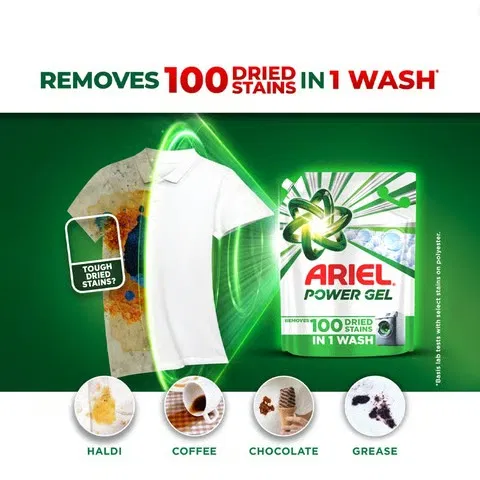 Ariel Power Gel Liquid Detergent for Front Load