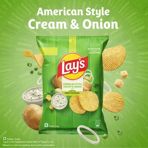 Lay's American Style Cream & Onion Potato Chips