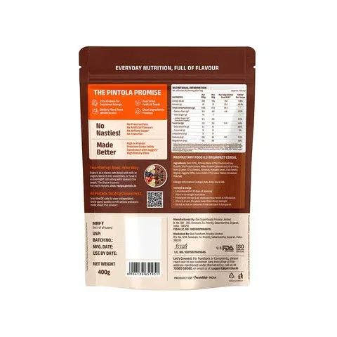 Pintola High Protein Oats (Dark Chocolate)