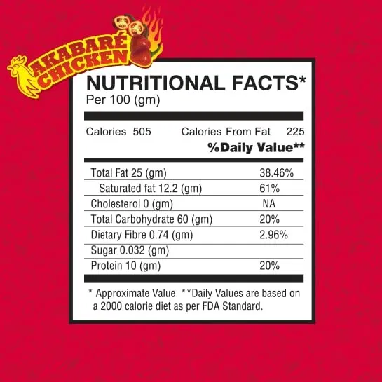 2pm 2X Spicy Akabare Chicken Noodles (100gm)