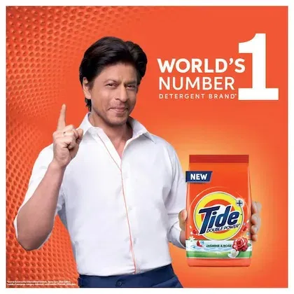 Tide Plus Double Power Washing Detergent Powder (Jasmine & Rose)