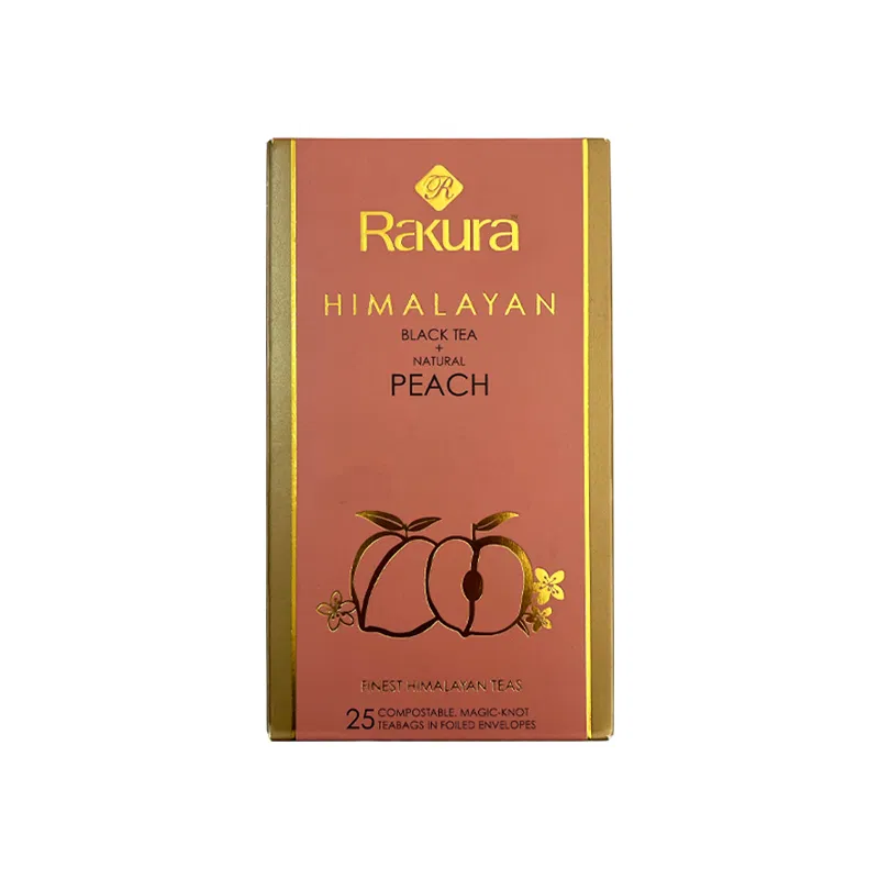 Rakura Himalayan Black & Natural Peach Green Tea