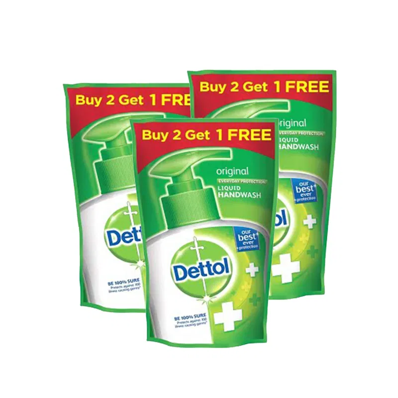 Dettol Original Handwash Refill 175ml (Buy 2 Get 1 Free)