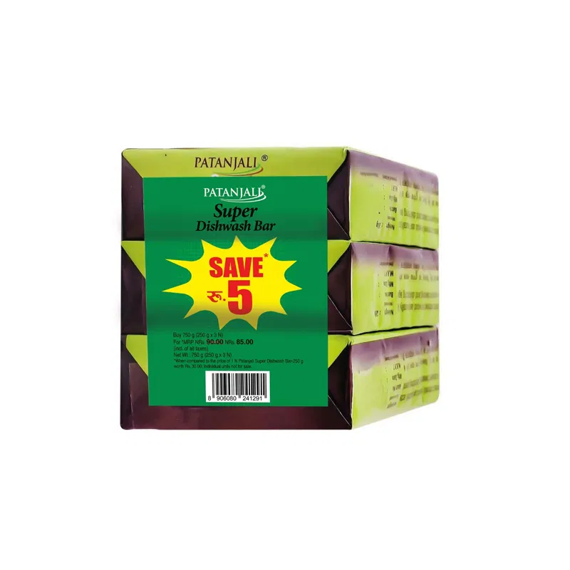 Super Dishwash Bar 750gm (250gm*3N)
