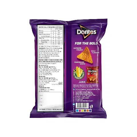 Doritos Sweet Chilli Flavour Nachos Chips